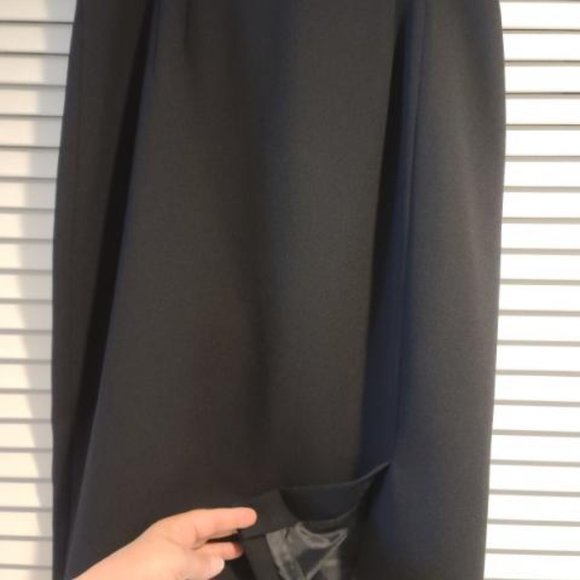 Evan-Picone 3 Pc Suit. Black Blazer Duster Jacket, pencil skirt & pants size 10. - Picture 4 of 14